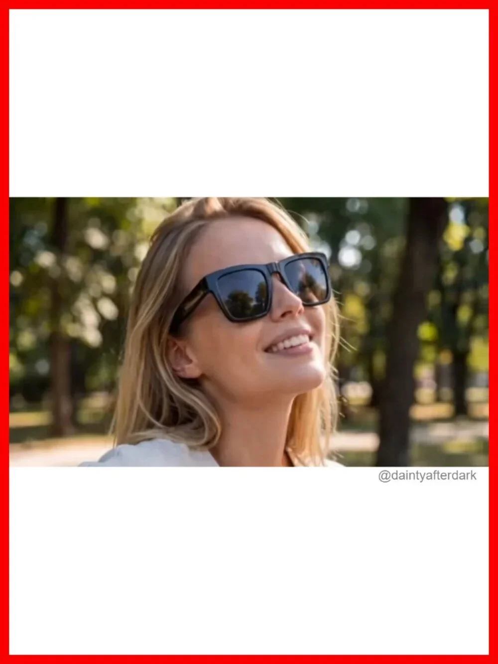 Acetate Square Sunglasses Oversized Polarized UV400 TR90 Frame Retro Shades